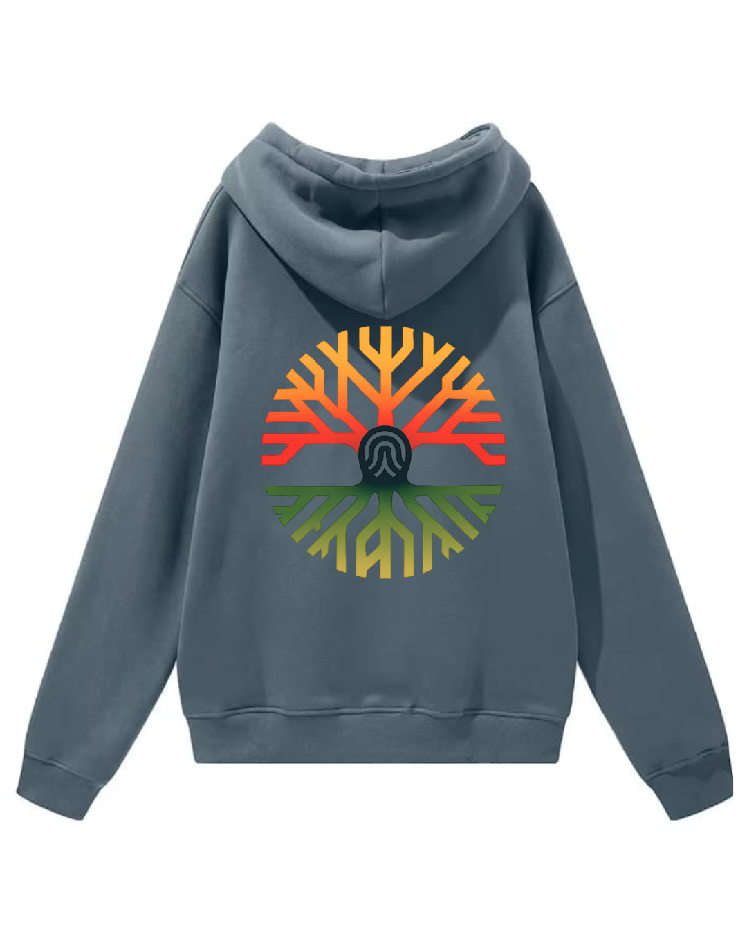 Sudadera con capucha DARK GREY bordada