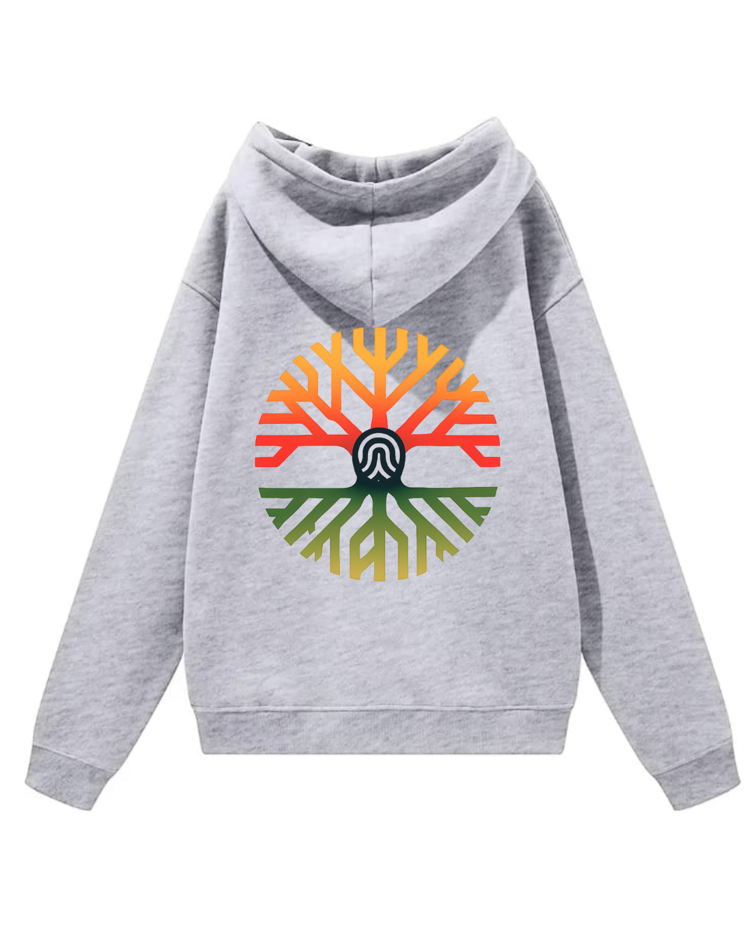 Sudadera con capucha GREY bordada