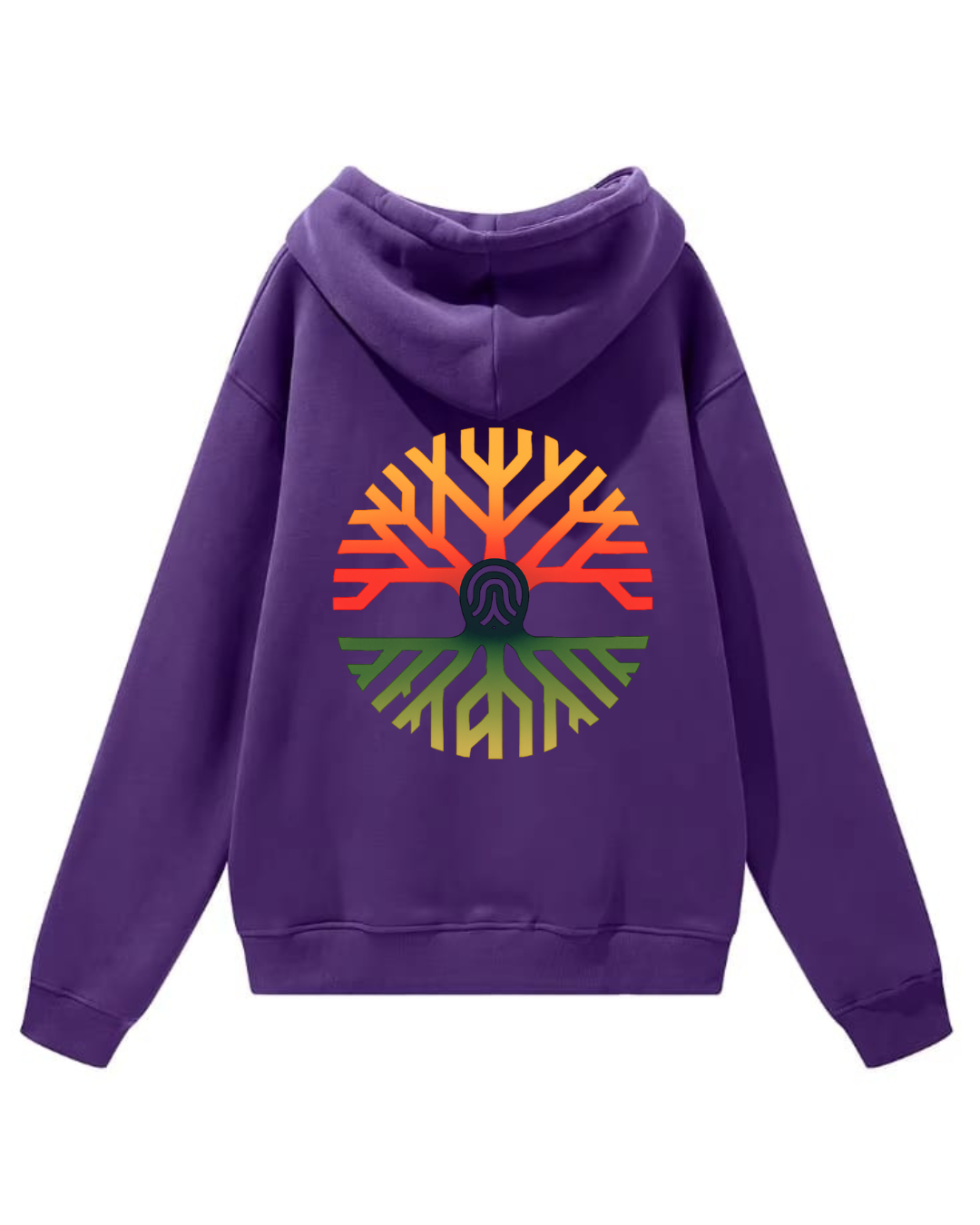Sudadera con capucha PURPLE bordada