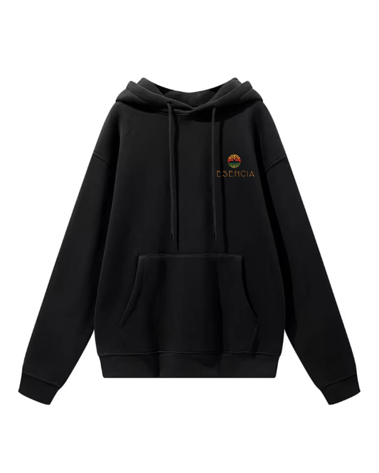 Sudadera con capucha BLACK bordada
