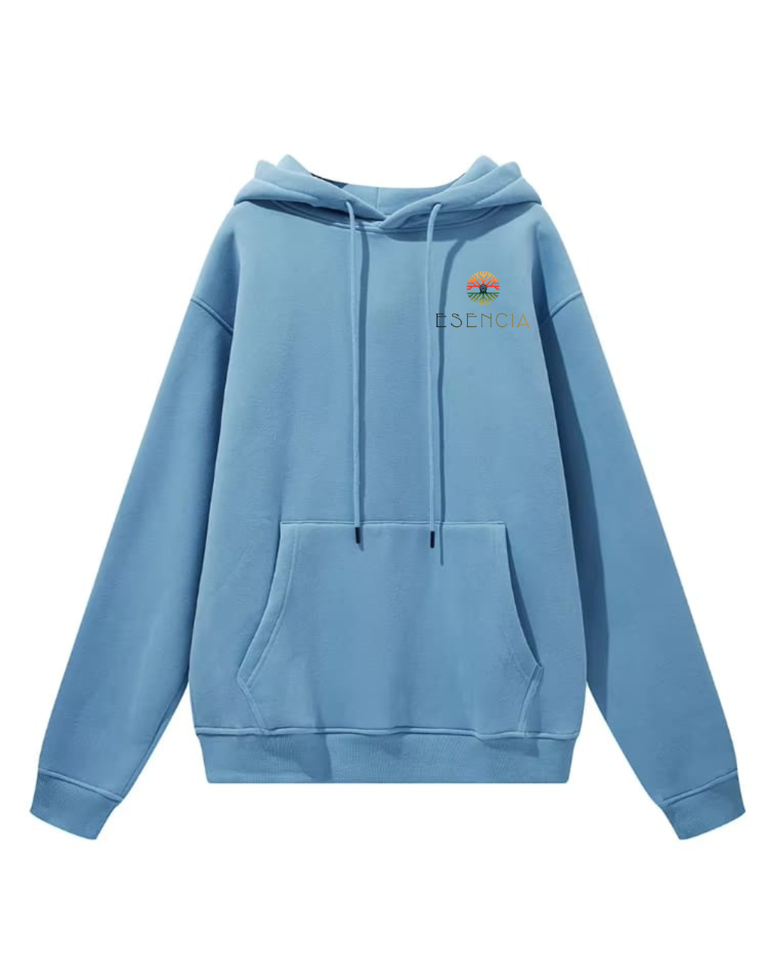 Sudadera con capucha BLUE bordada