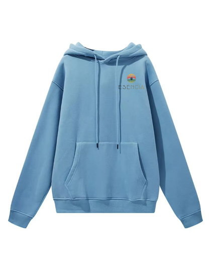 Sudadera con capucha BLUE bordada