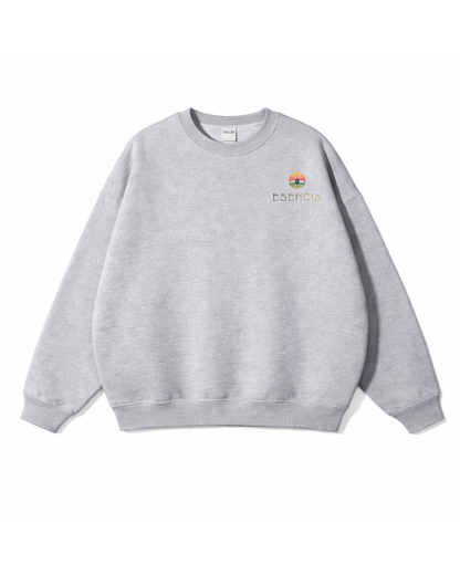Sudadera FLOWER GREY