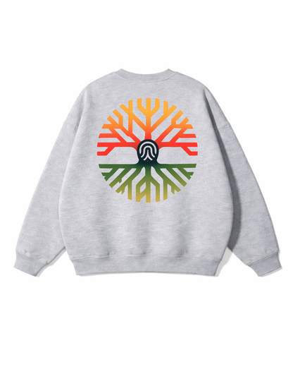 Sudadera FLOWER GREY (Logo)